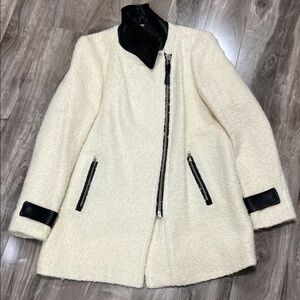 🔥🔥MACKAGE Wool Coat with leather